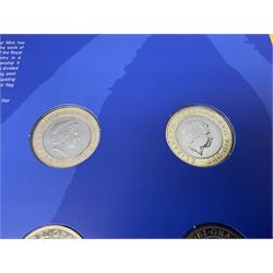 The Royal Mint Queen Elizabeth II 2002 Manchester Commonwealth Games four coin two pound coin cover
