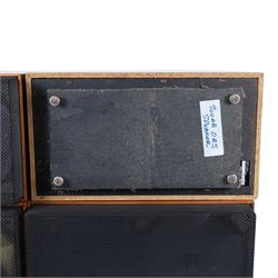 Four Sonab Model. 0A-5 Type 2 speakers, H44cm