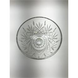 Waterford crystal footed bowl, from the Nocturne Collection, with original box, D22.5cm