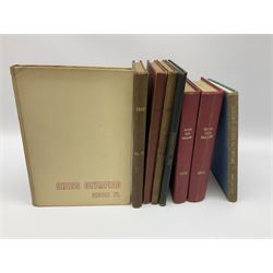 Three bound volumes of 'Chess' magazine 1946-50; fifteen issues of 'The BCCA Magazine' 1949-51; Chess Olympiad books 1970 &1972; and other books and pamphlets of chess interest