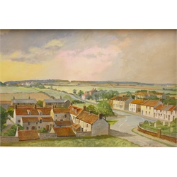  Flamborough and 'Butlers Lane Flamborough', three oils signed by Don Micklethwaite (British 1936-) max 37cm x 75cm one unframed (3)  