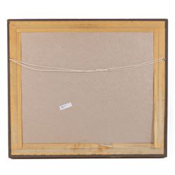 MA Reed (British 20th Century): Horses Ploughing, ink and watercolour signed and dated '81, 38cm x 48cm