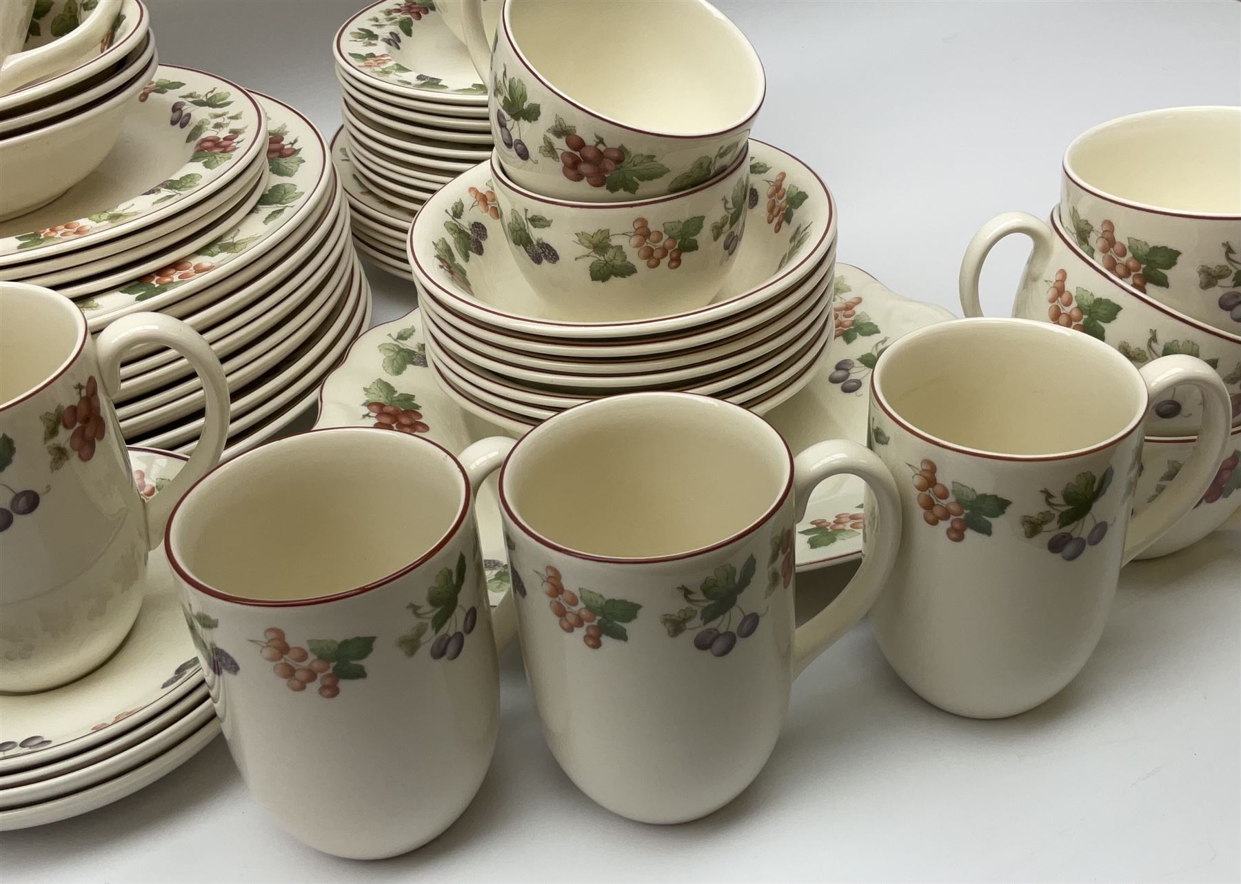 Wedgwood Queens Ware tea and dinner wares in Provence pattern