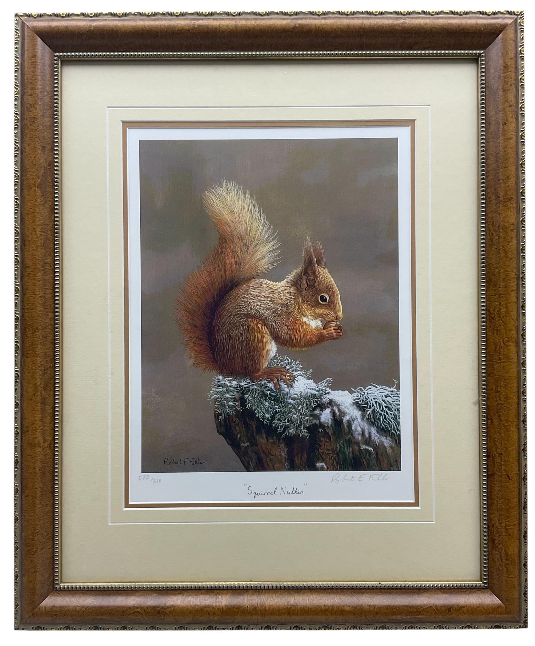 Robert E Fuller (British 1972-): 'Squirrel Nutkin', limited edition colour print signed and numbered in pencil 34cm x 25cm