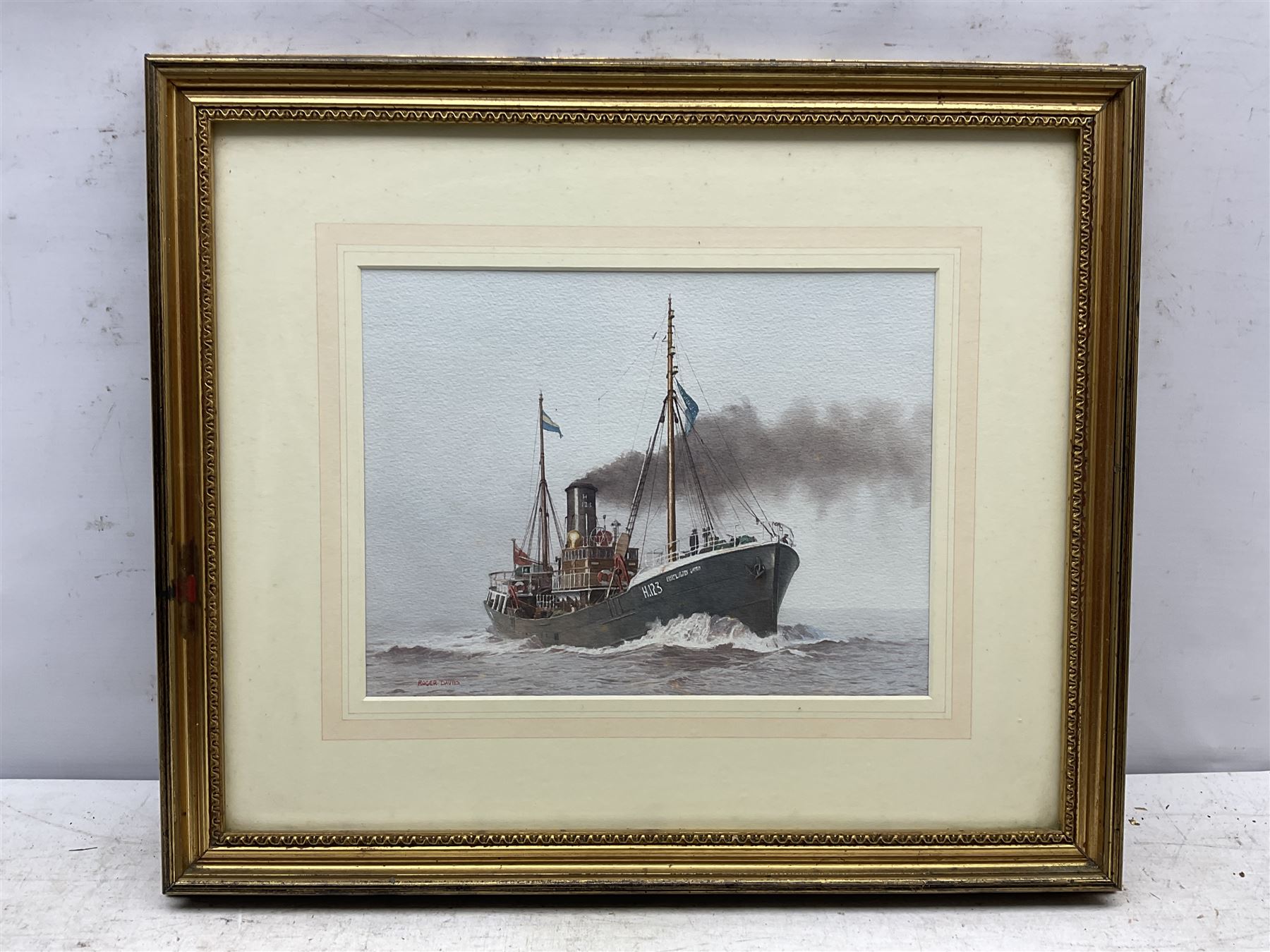Roger Davies (British 1945) 'Pentland Firth' Hull Trawler H123