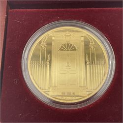'The Baroness Thatcher' 2013 gold proof commemorative medallion, weighing 34 grams of 22 carat gold, cased with certificate