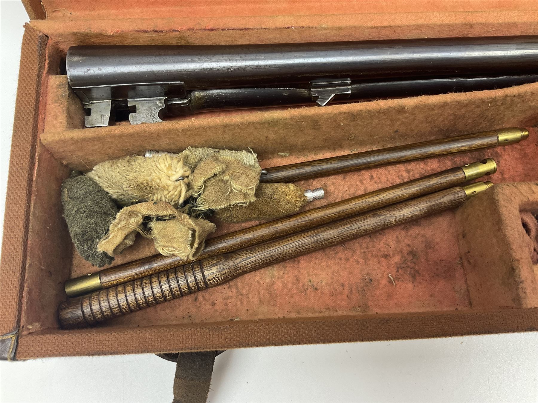 SHOTGUN CERTIFICATE REQUIRED - Late 19th century R. Robinson of Hull 12-bore side-by-side double barrel hammer shotgun; with 76cm(30