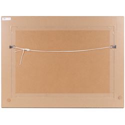 Jack Rigg (British 1927-2023): Cobles and Seagulls in Whitby Harbour, oil on canvas board signed 45cm x 65cm