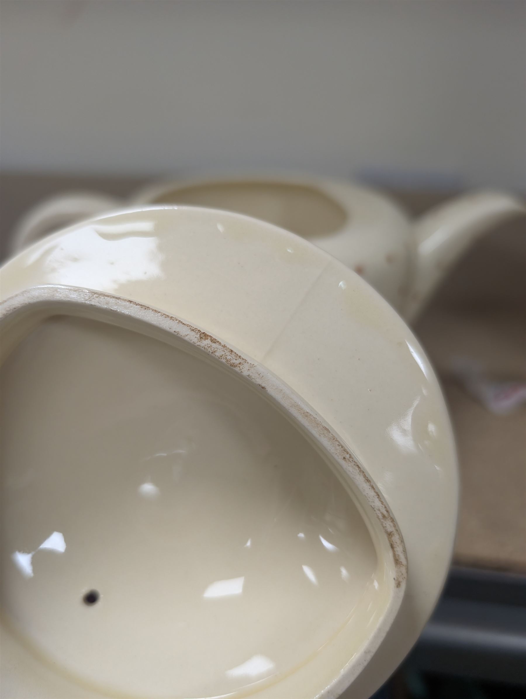 Collection of Susie Cooper ceramics, including jugs, vases and a teapot 