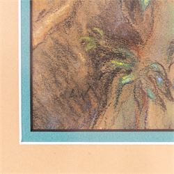 Arthur Wardle (British 1864-1949): Lioness, pastel, signed with initals 20.5cm x 28.5cm