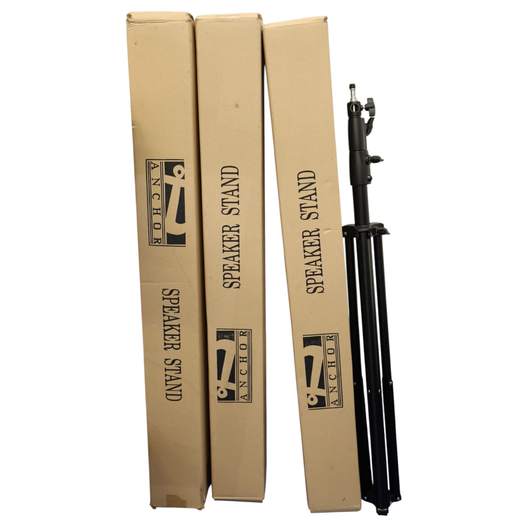 Anchor - set of four speaker stands (three boxed)
