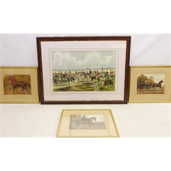 'Coaching Incidents', 19th century coloured engraving by E. G. Hester after W Shayer, pub. 1875 by Arthur Ackermann, Coaching Scene, engraving signed in pencil by Harrington Bird, pub. 1893 by F.C McQueen and four other coaching prints max 52cm x 72cm (6)  