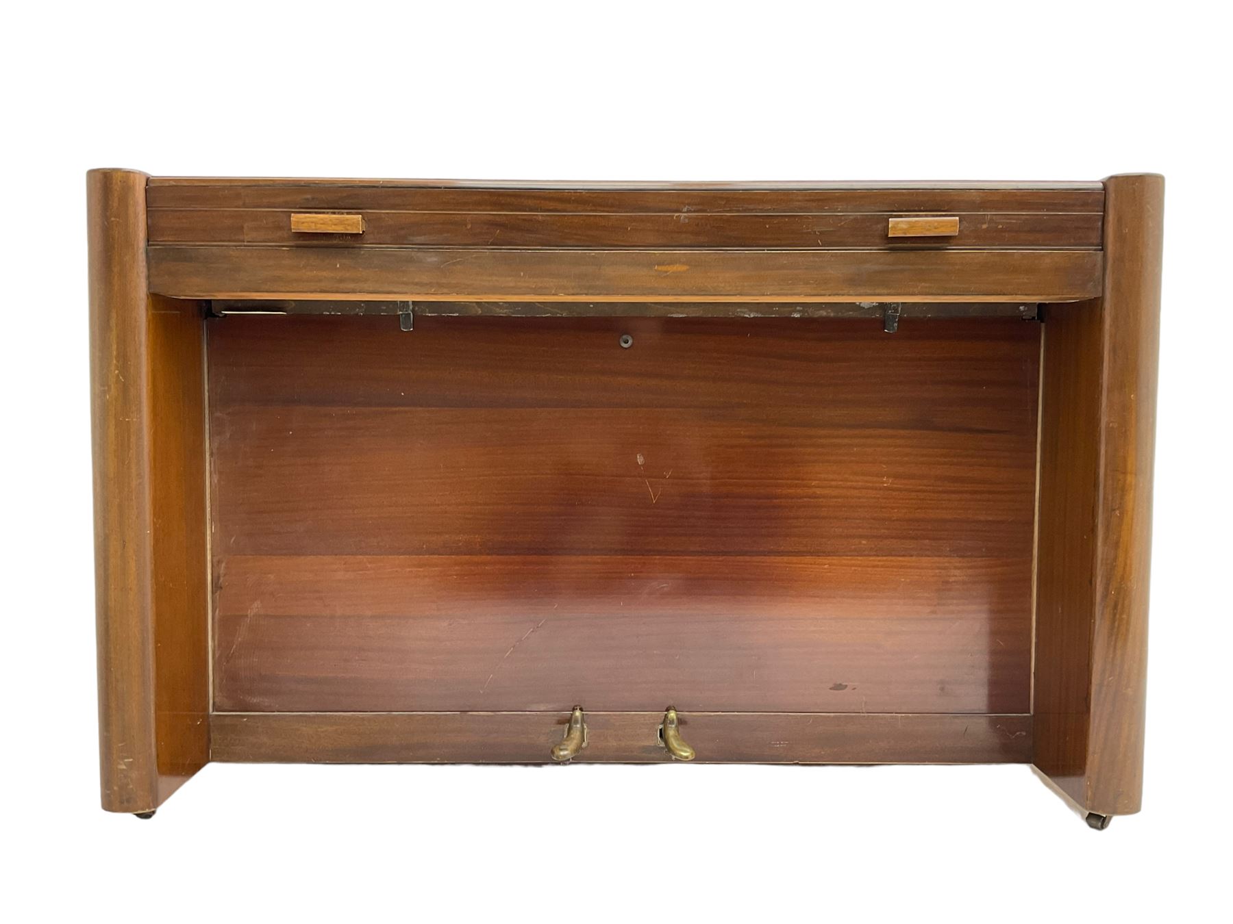 Evestaff Minipiano - mid-20th century mahogany framed upright piano