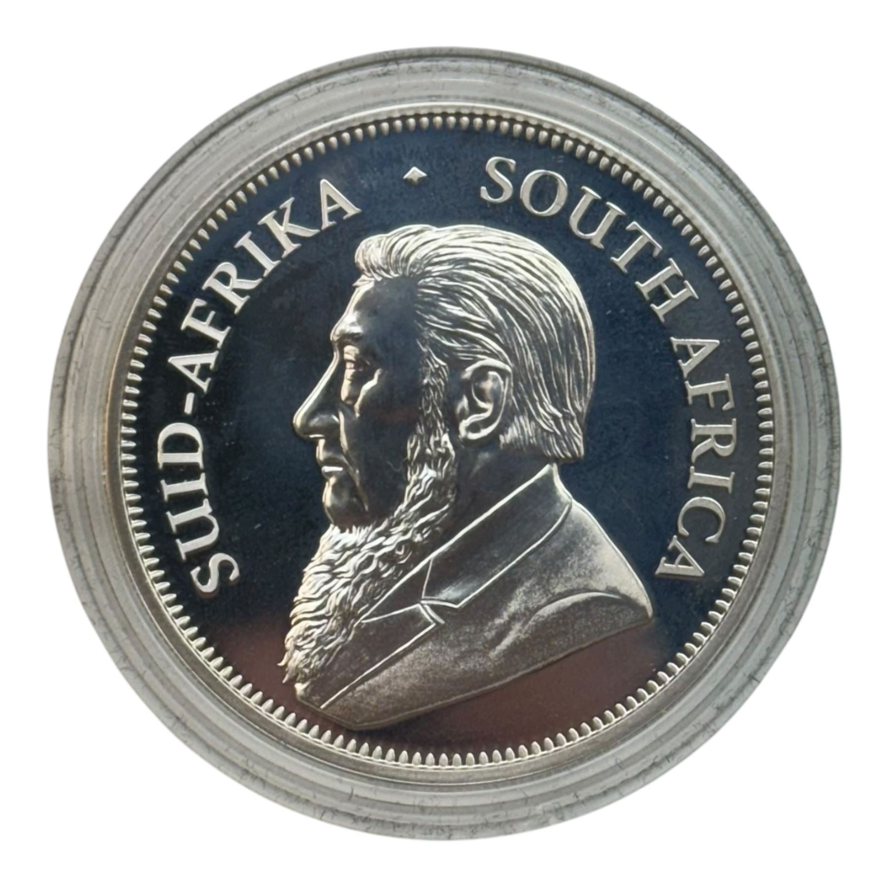 Five silver proof coins, comprising The Royal Mint United Kingdom 2016 'Shakespeare' one ounce two pounds, 2017 'Britannia' one ounce two pounds, Bailiwick of Jersey 2016 'Battle of Hastings' ten pounds coin bar, 2018 '100 Years of the Royal Air Force' five pounds and South Africa 'Krugerrand' one ounce, all cased with certificates