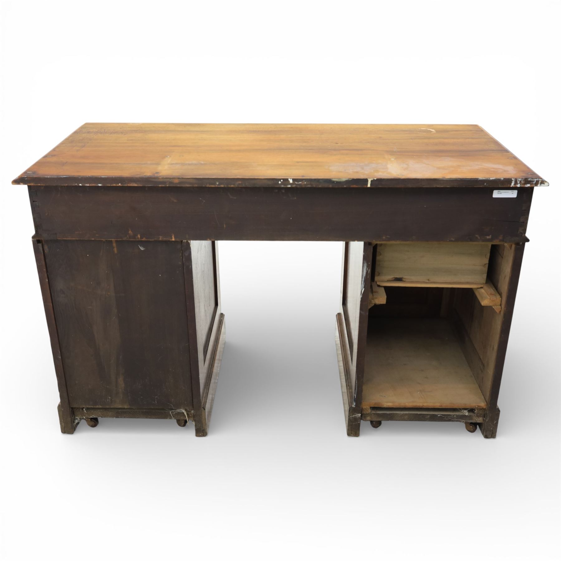 Late Victorian oak kneehole desk | Antique & Revival Furniture