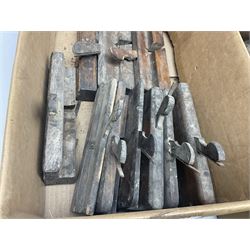 Large quantity of 19th century and later woodworking planes, to include rebate, block and moulding examples, including examples by King & Peach (Hull), E. Preston & Sons etc