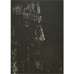 Maria Elena Vieira da Silva (Portuguese 1908-1992): 'Portrait of René Char', limited editi...