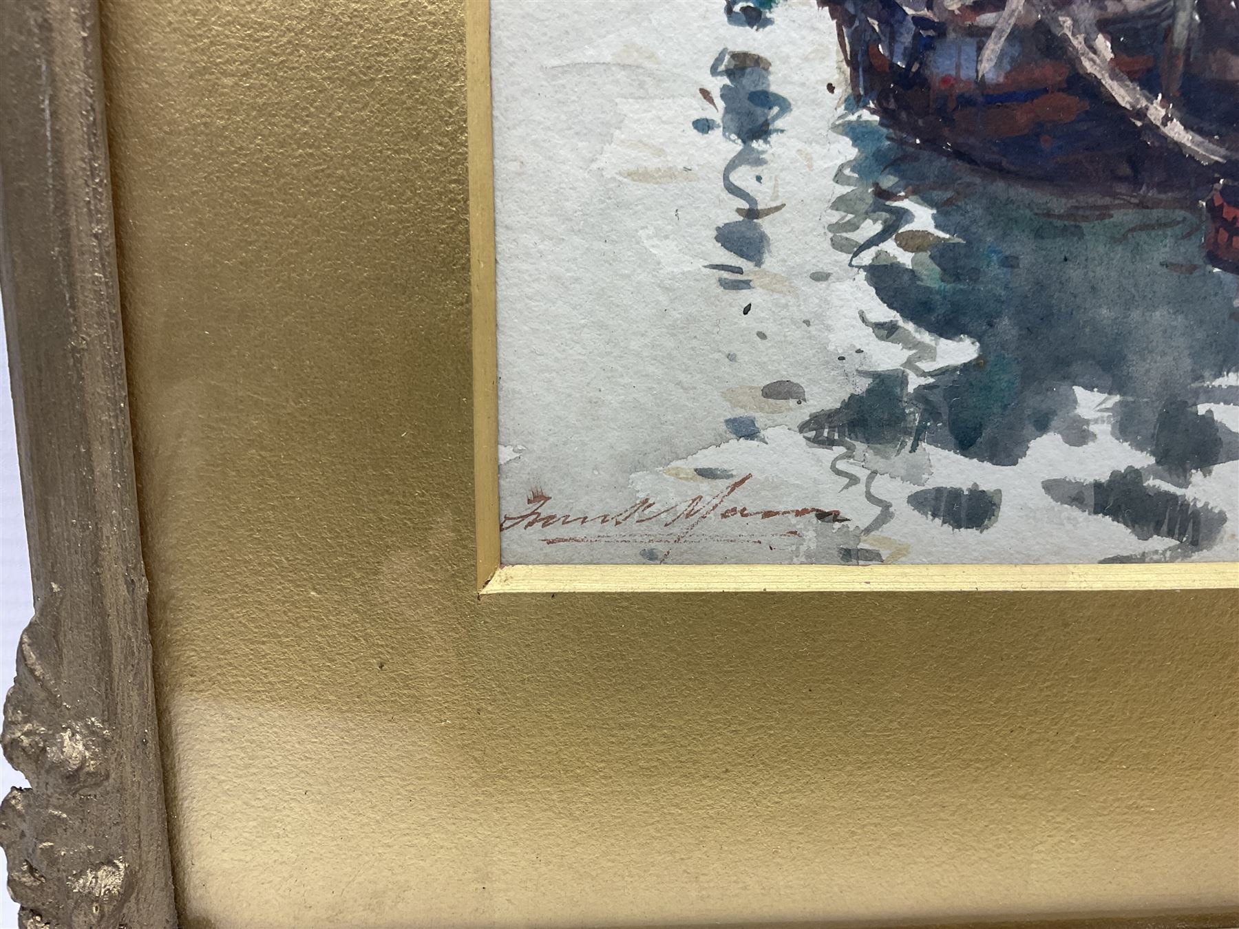 Frank Henry Mason (Staithes Group 1875-1965): 'Venice - Study from Nature', watercolour signed, titled verso 22cm x 15cm