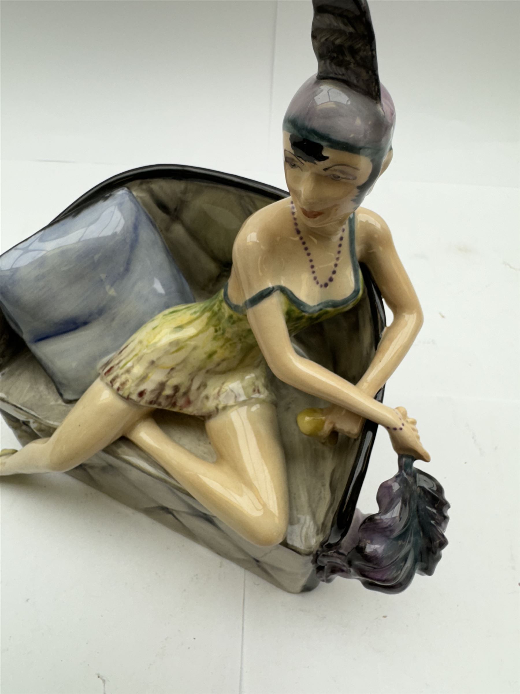 Kevin Francis Peggy Davies limited edition figure 'La Femme Fatal', designed by Victoria Bourne and modelled by Andy Moss, H21cm, with original box and certificate