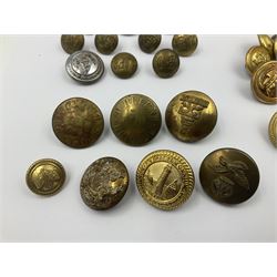 Collection of Royal Navy, Railway, St Helens Brigade and other uniform buttons