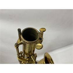 French Henri Selmer 1935 Radio Improved Tenor B flat Saxophone No 20344, with a velvet lined hard case
One of only 550 produced in that year