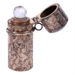 9ct gold jewellery glazed photograph pendant, hallmarked, together with silver miniature scent bottle, brooch and pendant