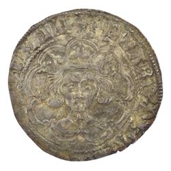 Edward III hammered silver groat coin, fourth coinage (1351-1377)
