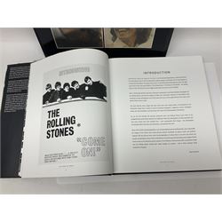 Beatles 'Get Back' book; The Rolling Stones on Camera of Guard with DVD by Mark Hayward; Black Vinyl White Powder by Simon Napier-Bell