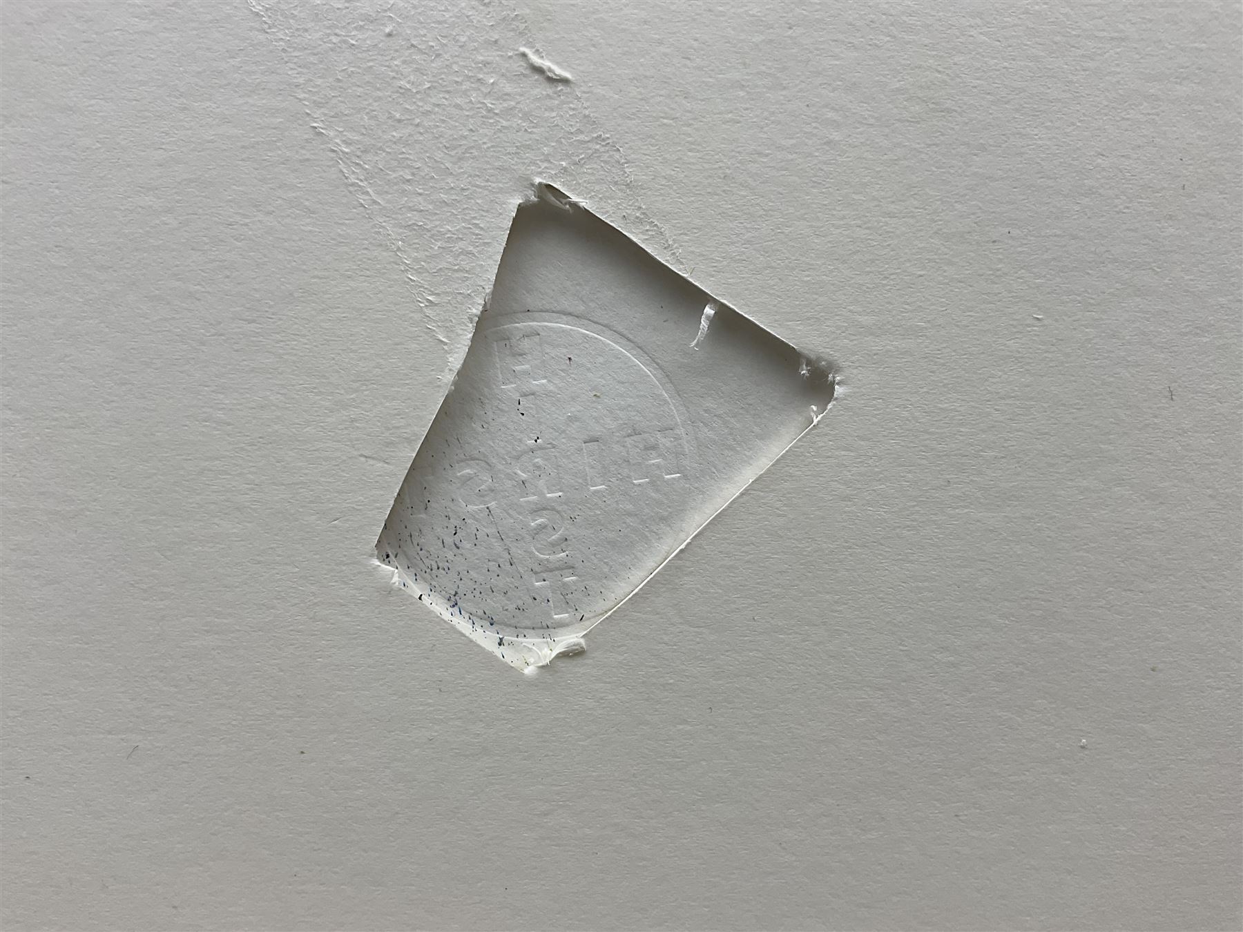 Damien Hirst (British 1965-): Star Spin Painting 2009, acrylic on die-cut wove paper, with artist's inkstamp signature and blindstamp verso, pub. Pinchuk Art Centre, Ukraine, 52.5 x 55.3cm)
