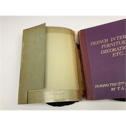 Two furniture reference books, comprising Frederick Litchfield; Illustrated History of Furniture and Thomas Arthur Strange; French Interiors Furniture, Decoration Woodwork and Allied Arts   