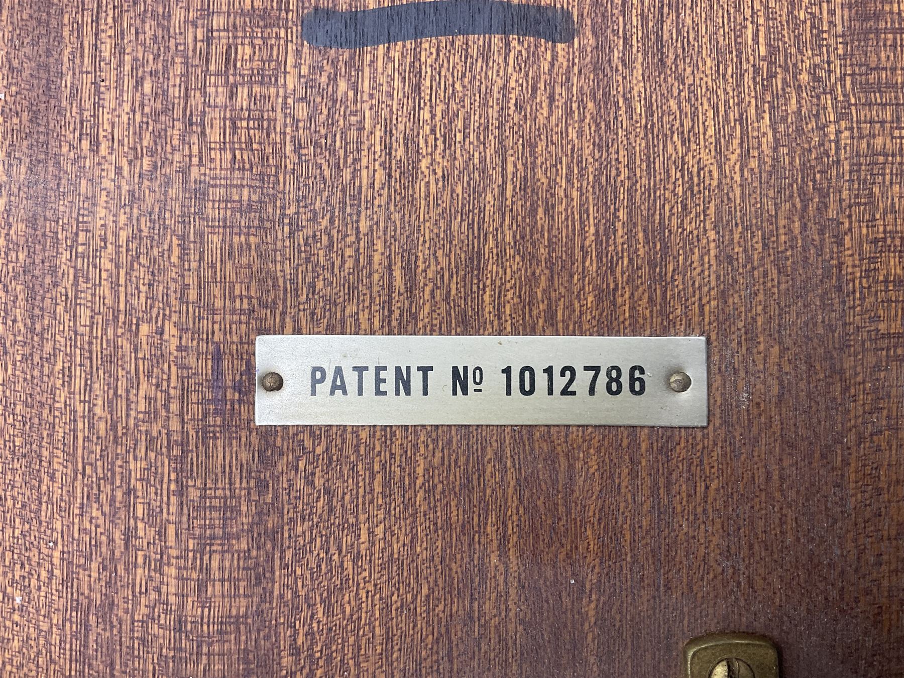 Tom Robertson for AH McIntosh & Co of Kirkaldy - mid-20th century teak extending dining table, rectangular top with rounded corners, concealed integrated double leaf, raised on tapered supports, metal label to underside of leaf