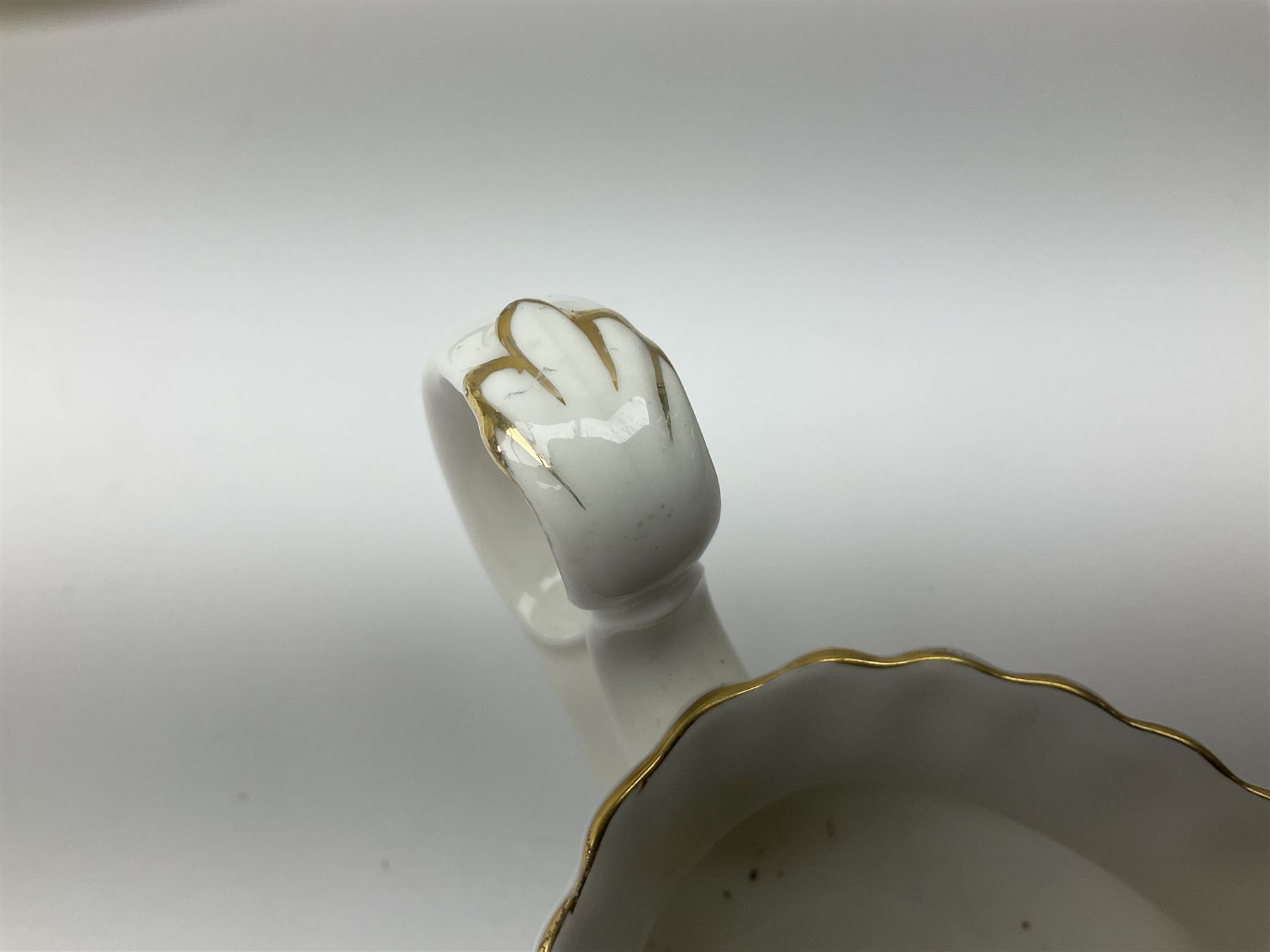 Royal Albert Old Country Roses pattern tea set, comprising teapot, coffee pot, six teacups and six saucers, five side plates, further teacup with joined saucer and side plate, open sucrier, milk jug, cake plate, and preserve pot and cover, together with Royal Albert Jubilee Rose pattern sauce boat and stand, and Royal Albert Lavender Rose pattern cake stand. 