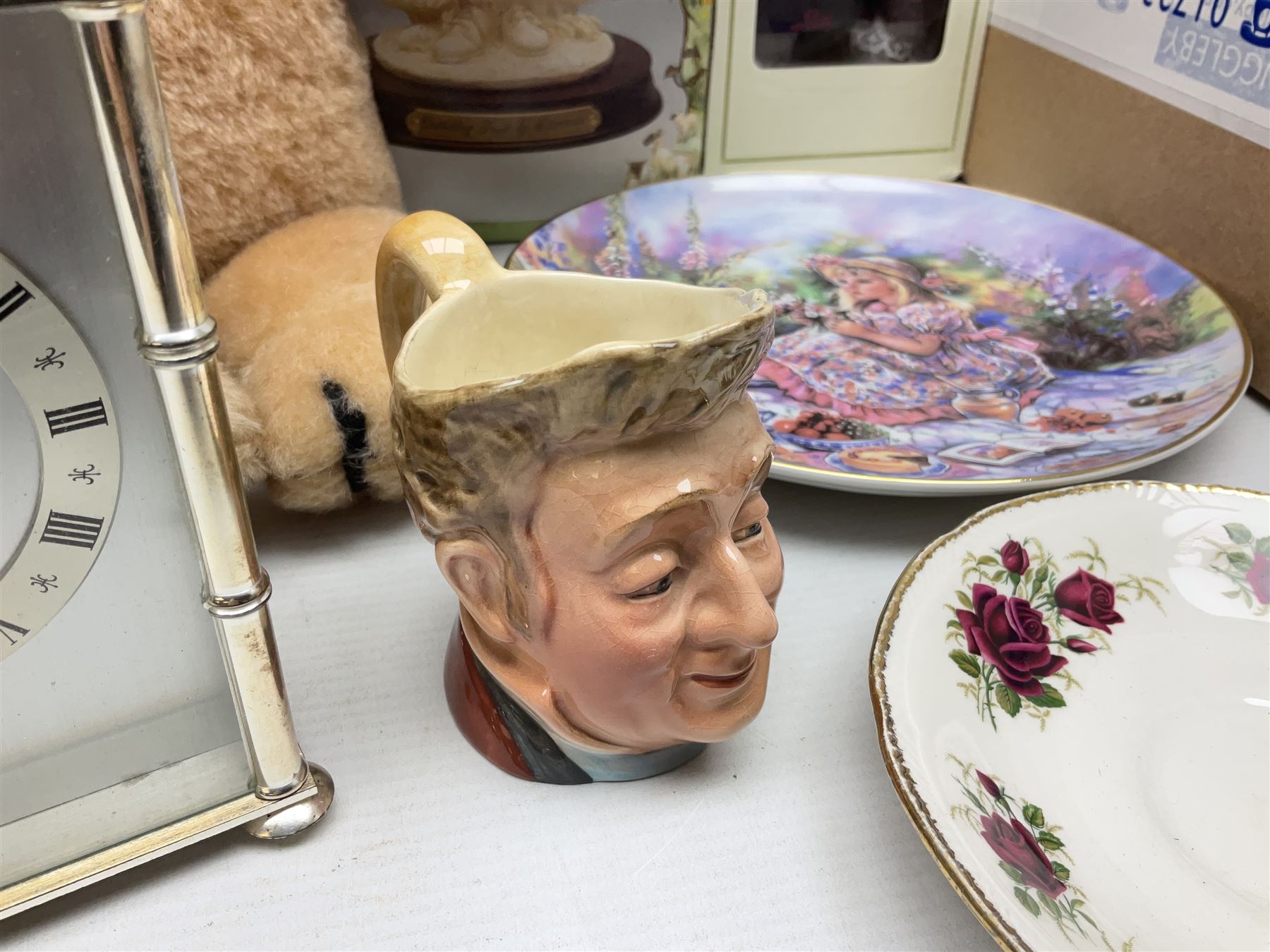 Beswick character jug, together with Leonardo Collection figures, porcelain dolls etc 