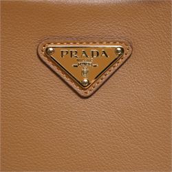 Prada Aimee shoulder bag in camel tan leather, with original dust bag and box 