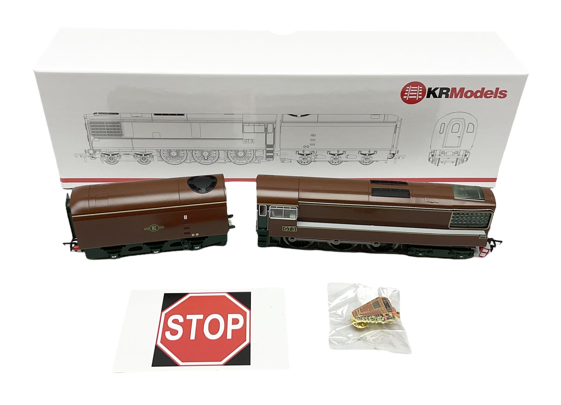 KR Models '00' gauge - GT3 locomotive, in the original box