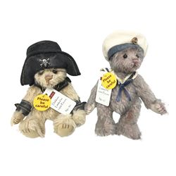 Two limited edition Charlie Bears, comprising Dubloon, 90/1000, and Kendra, 27/1000, each designed by Isabelle Lee, from the Minimo Collection, both with tags 
