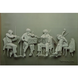  'The Rehearsal', monochrome print dated 1976 after Reinhard 43cm x 63cm   