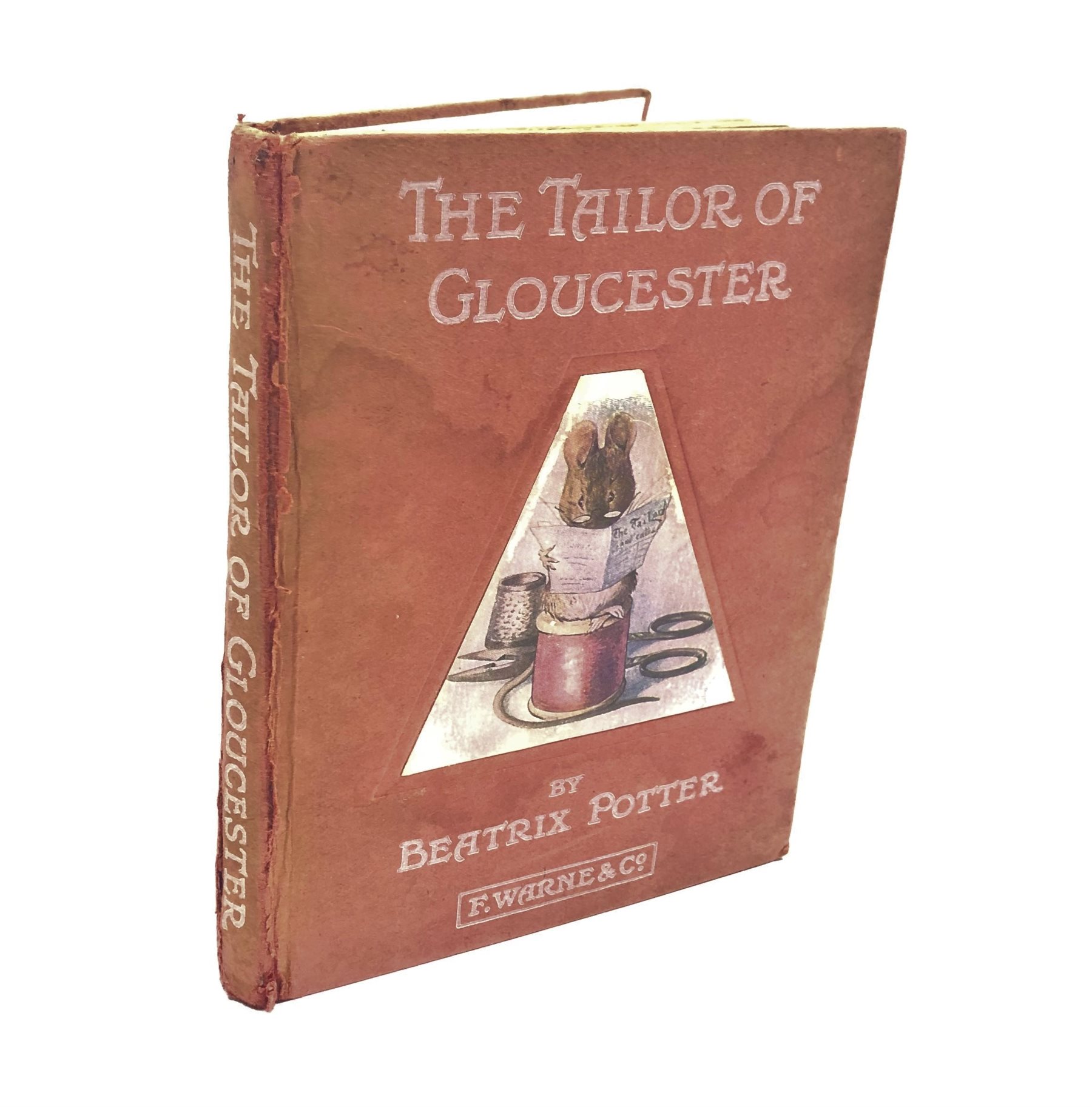  Beatrix Potter: The Tailor of Gloucester. 1903 first published edition second printing.  
