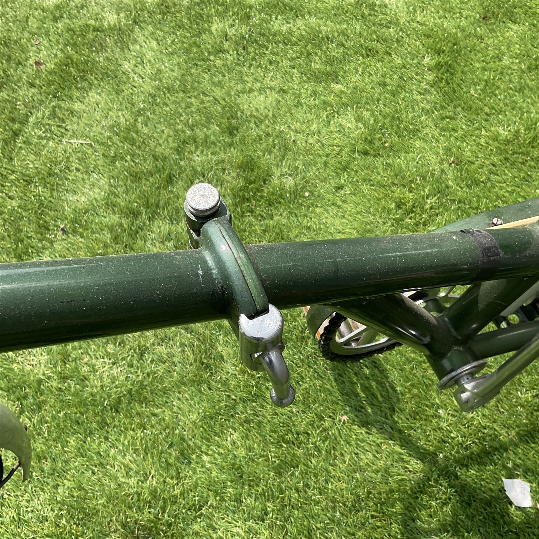 Dawes England vintage three speed folding bicycle together with Royal Enfield bicycle frame  - THIS LOT IS TO BE COLLECTED BY APPOINTMENT FROM DUGGLEBY STORAGE, GREAT HILL, EASTFIELD, SCARBOROUGH, YO11 3TX