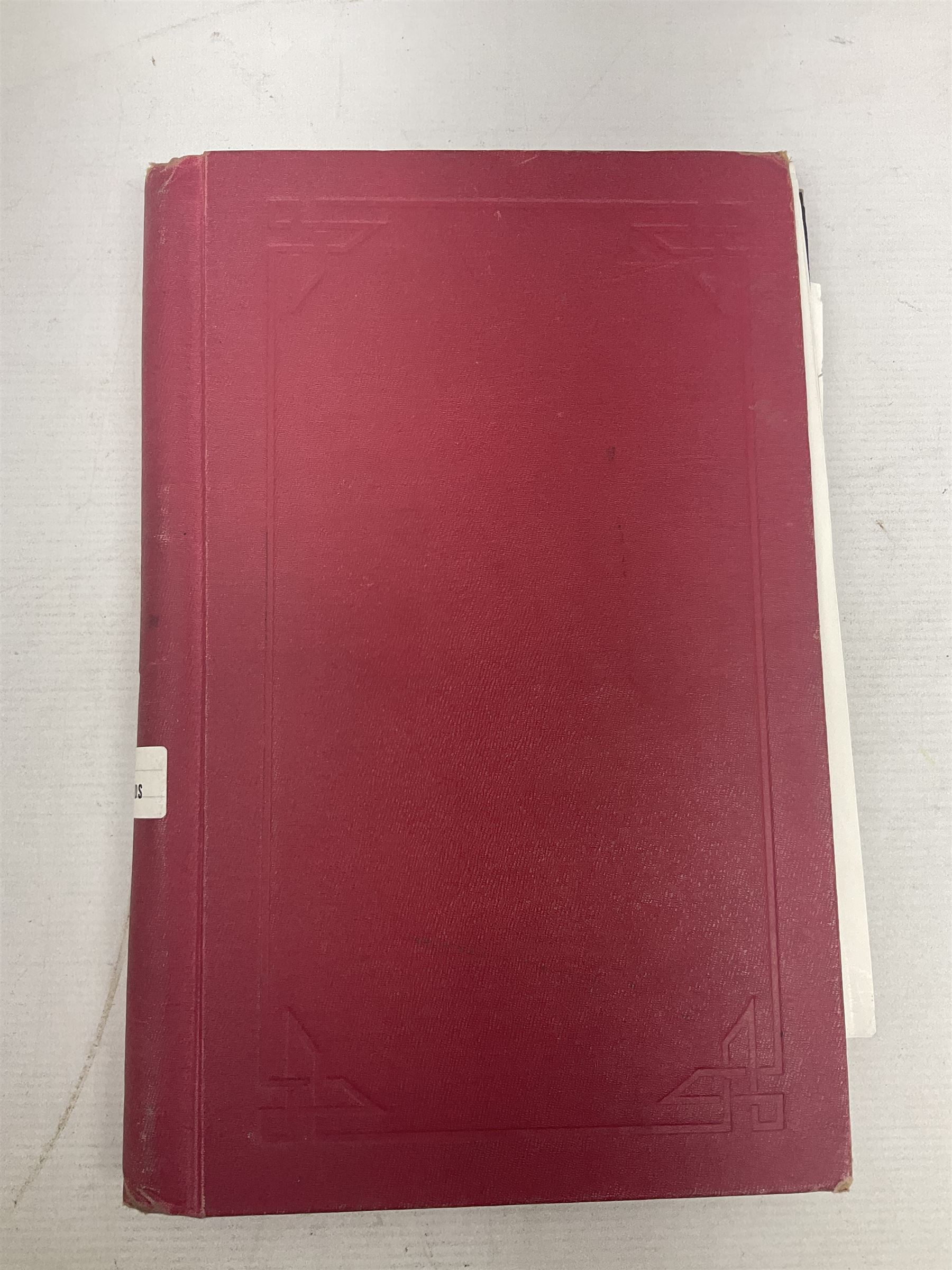 Royal Mail advertising cards, displaying upcoming commemorative issues, for use in post offices, housed in a single album