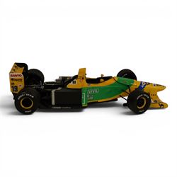 Paul's Model Art 1:18 Michael Schumacher Collection Benetton Ford B192 #19 car with Mobil decals, boxed