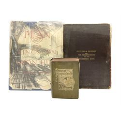 Lutyens & Abercrombie: A Plan for the City and County of Kingston upon Hull. 1945 with dustjacket; disbound copy of Sketches of Beverley and the Neighbourhood Ndc1882; and Jackson's Handbook for Tourists in Yorkshire and the Complete History of the County. 1891 (3)