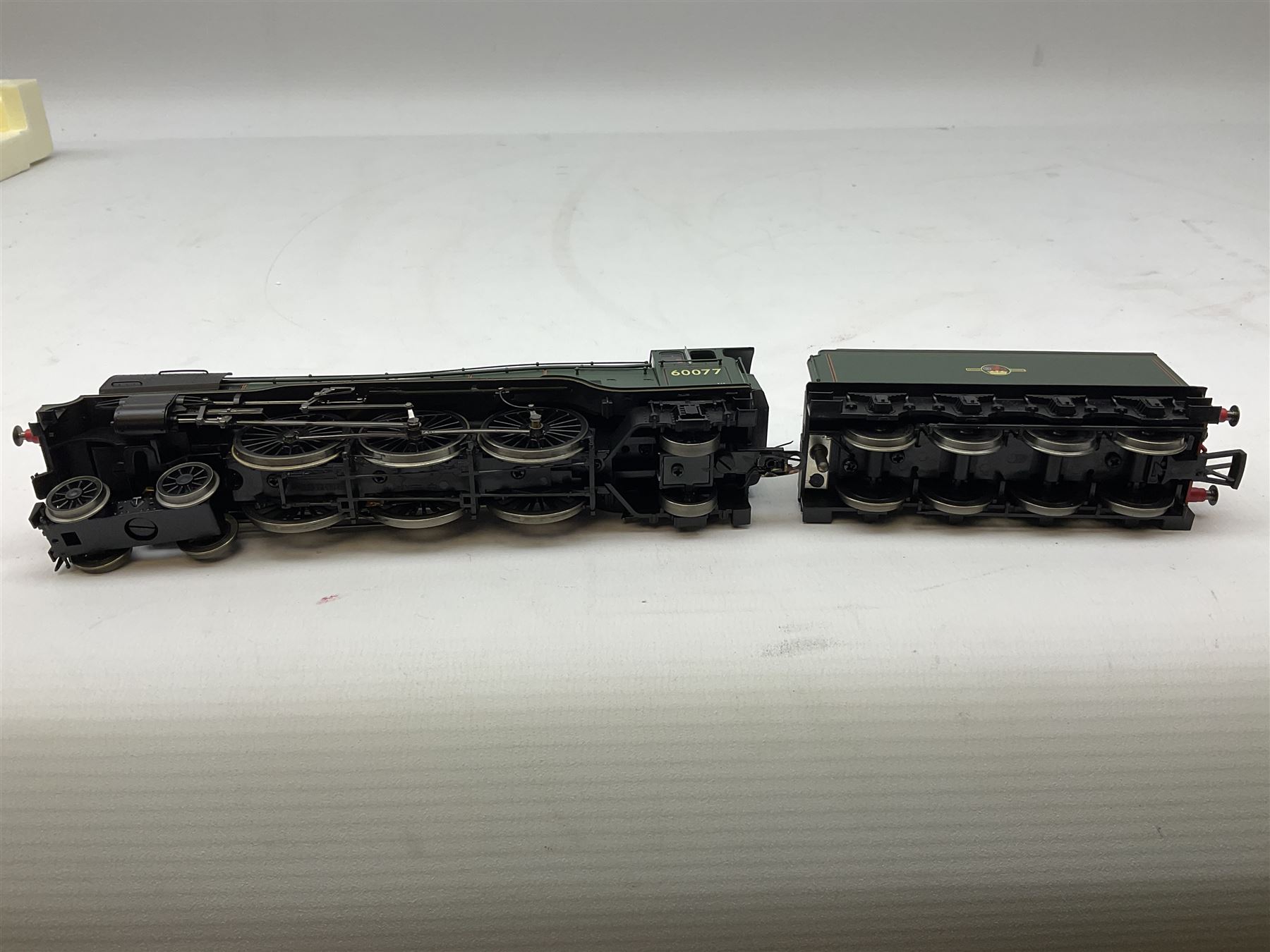 Hornby '00' gauge - Britannia Class 7MT 4-6-2 locomotive 'William Wordsworth' no. 70030, Patriot Class 7P 4-6-0 locomotive 'Bunsen' no. 45512 and Class A3 4-6-2 locomotive 'The White Knight' no. 60077, all DCC ready (3)