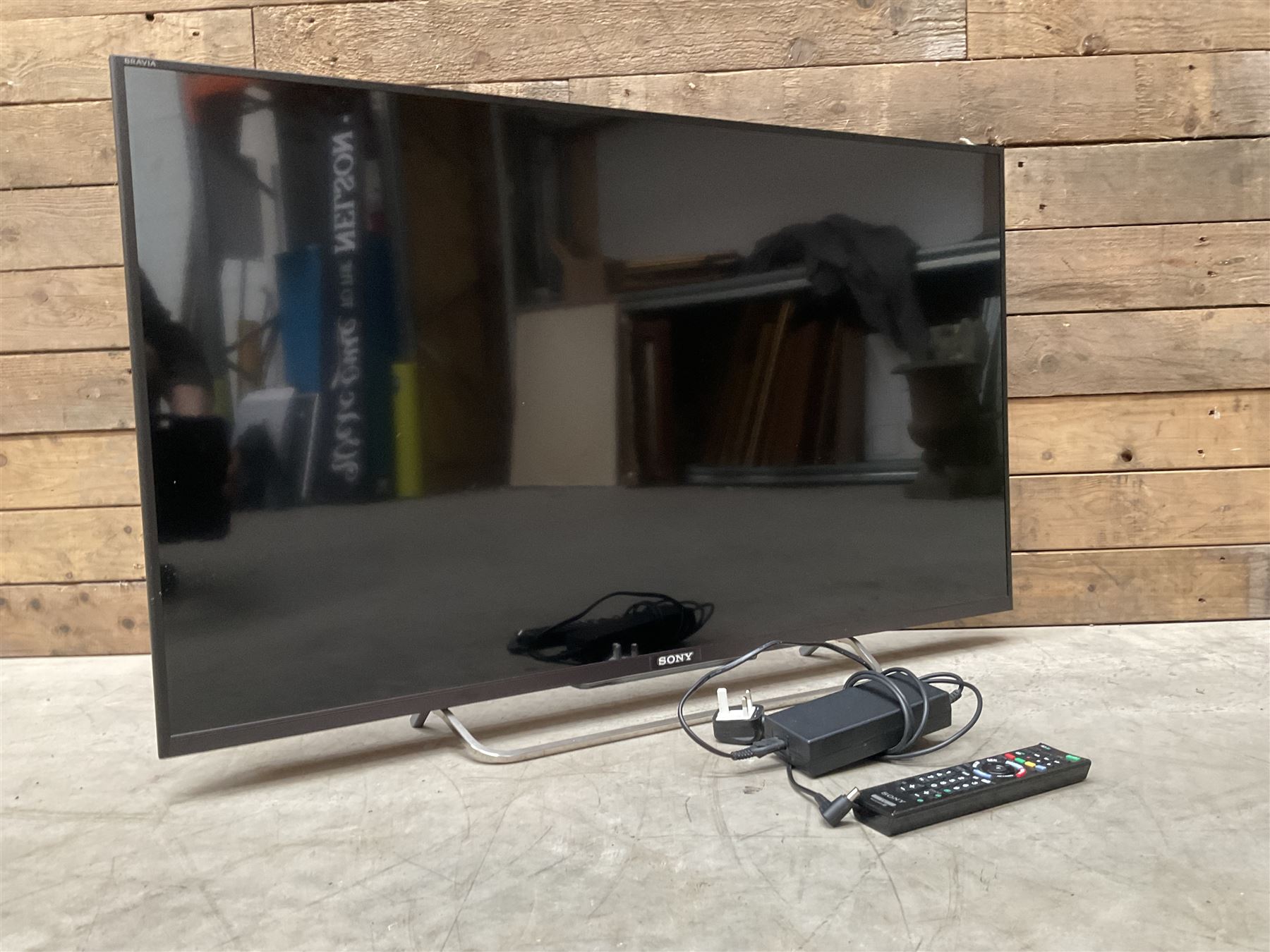 Sony KDL-42W829B Bravia television and remote control