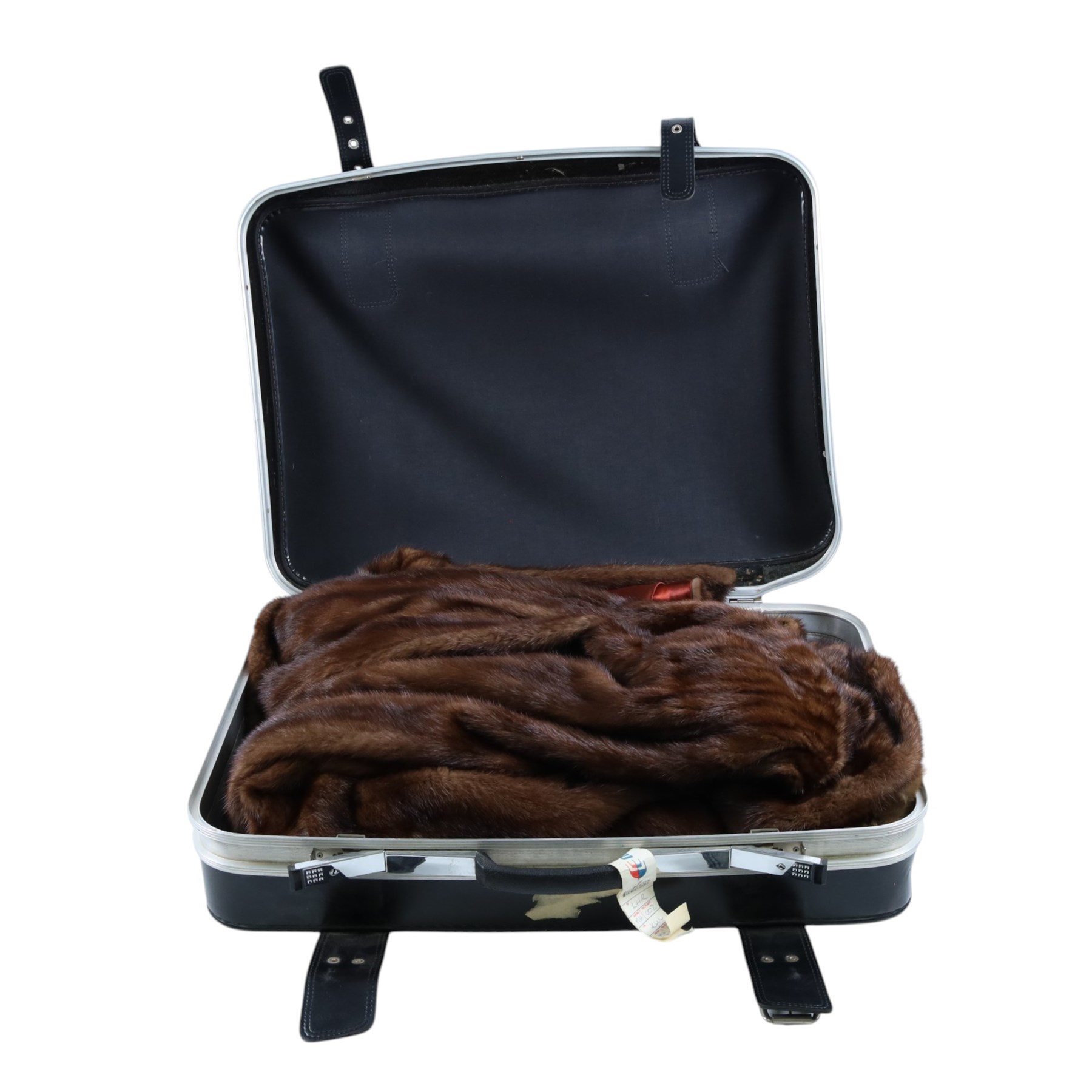 Marshall & Snelgrove three quarter length mink fur coat, together with mink hat, stole, shawl