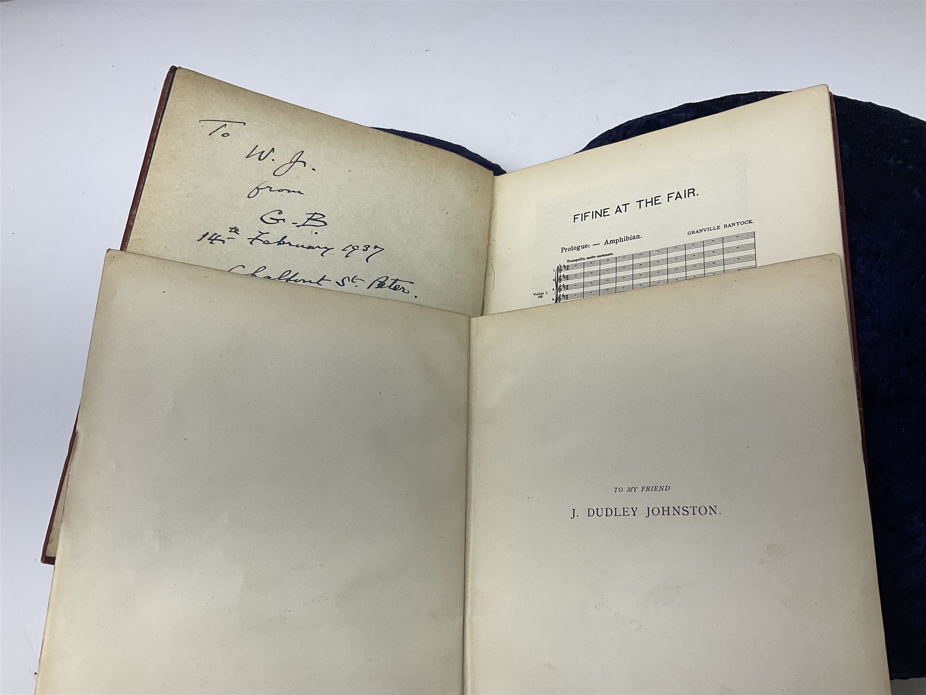 Granville Bantock, Fifine at the Fair (A Defence of Inconstancy) , signed by the composer