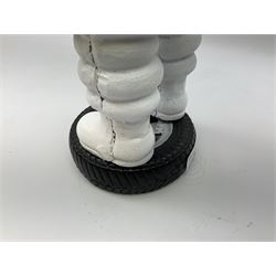 Cast iron Michelin man figure, H38cm