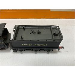 ‘00’ gauge - two kit built steam locomotive and tenders comprising Class K2 2-6-0 no.61763 finished in BR black with Nu-Cast box; Class D2 4-4-0 no.62172 finished in BR black (2) 
