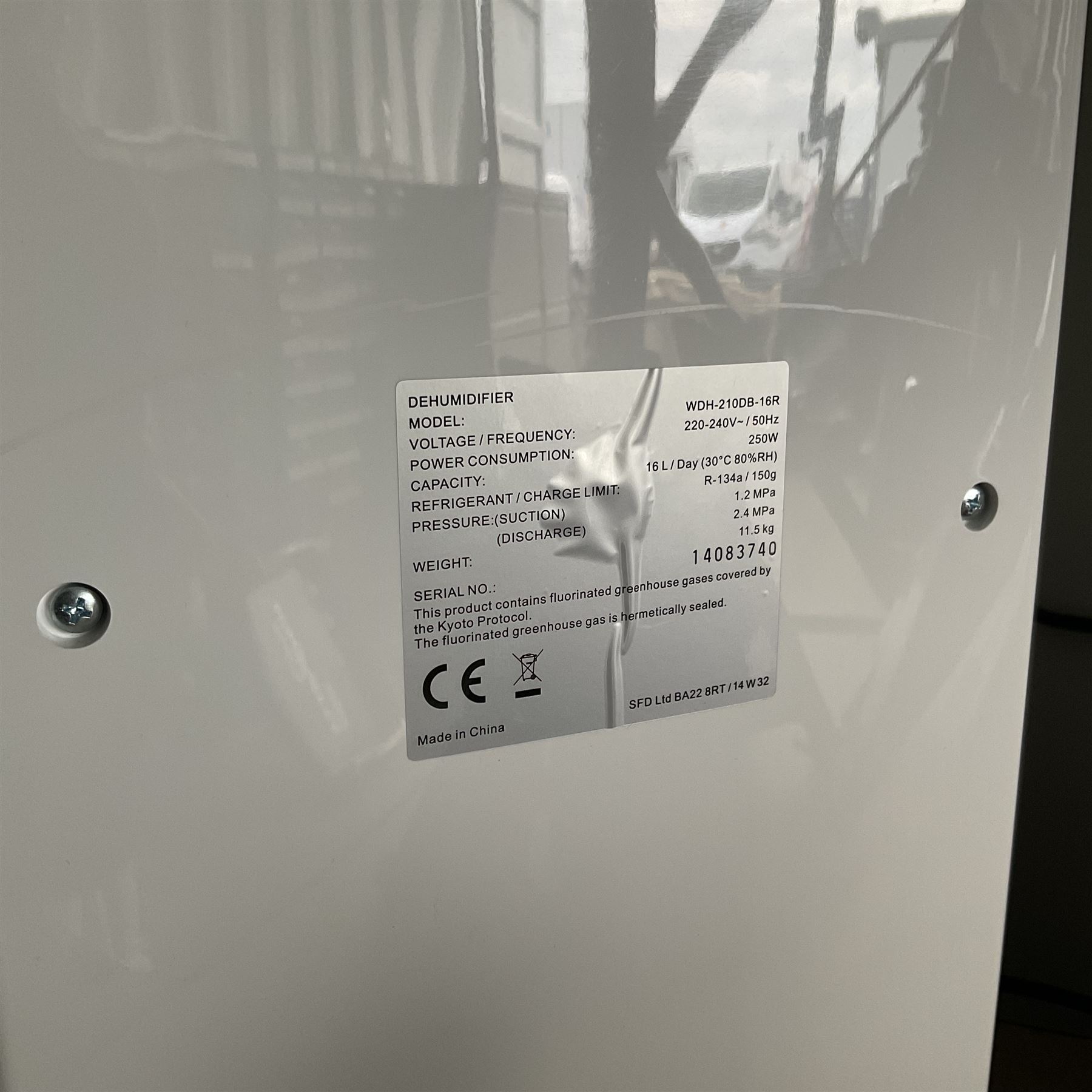 Set of three dehumidifiers and One Concept upright mini washing machine  - THIS LOT IS TO BE COLLECTED BY APPOINTMENT FROM DUGGLEBY STORAGE, GREAT HILL, EASTFIELD, SCARBOROUGH, YO11 3TX