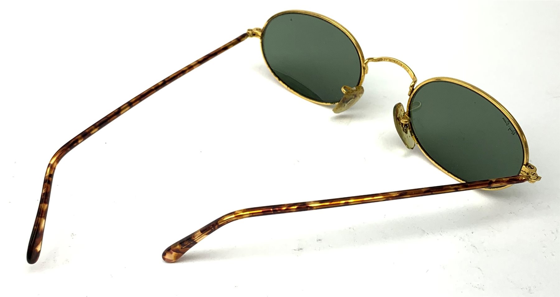 A pair of Vintage Ray Ban 'Bausch and Lomb' sunglasses, with case.